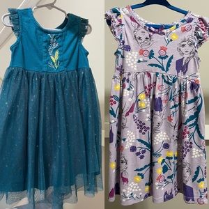 (2) - 3T Hanna Andersson dresses (Frozen II collection).
